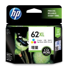 HP 62XL originele high-capacity drie-kleuren inktcartridge