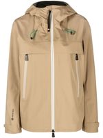 Moncler Grenoble manteau boutonné à capuche - Tons neutres