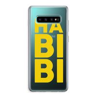 Habibi Majorelle : Samsung Galaxy S10 Plus Transparant Hoesje