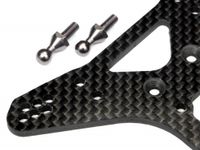 Graphite shock tower rear(pro2/rally/sport)