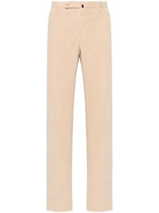 Incotex tapered-leg corduroy trousers - Tons neutres