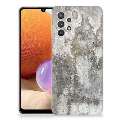 Samsung Galaxy A32 4G | A32 5G Enterprise Editie | TPU | Siliconen hoesje | Beton Print