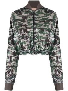 Khrisjoy veste bomber à imprimé camouflage - Tons neutres