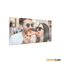 Foto op aluminium afdrukken - Wit (ChromaLuxe) - 60 x 30 cm