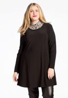 Yoek Tuniek wide bottom | Zwart | Maat 50/52 Yoek Tuniek wide bottom | Zwart | Maat 50/52