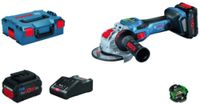 Bosch Blauw GWX 18 V-15 SC | Accu haakse slijper | 18 V | X-Lock | L-Boxx | 2x accu 8.0Ah | Set - 06019H6501