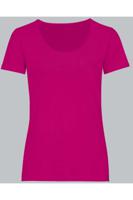 TRIGEMA Slim Fit T-Shirt ronde hals rood, Effen - thumbnail