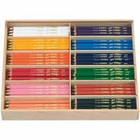 Lyra Super ferby 1 kleurpotloden, l: 18 cm, vulling 6,25 mm, diverse kleuren, 12x12 stuk/ 1 doos