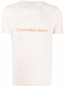 Calvin Klein Jeans t-shirt à logo imprimé - Tons neutres