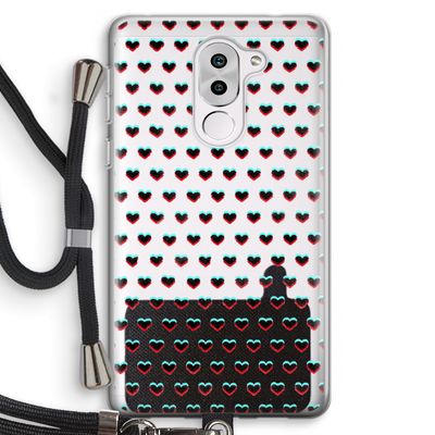 Hartjes: Honor 6X Transparant Hoesje met koord