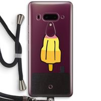Raketijsje: HTC U12+ Transparant Hoesje met koord