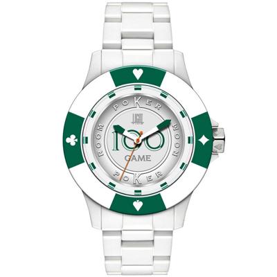 Horloge Uniseks Light Time POKER (Ø 41 mm)