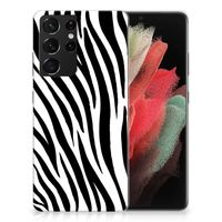 Samsung Galaxy S21 Ultra TPU Hoesje Zebra