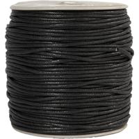 Creativ Company Katoenkoord, dikte 2 mm, zwart, 100 m/ 1 doos