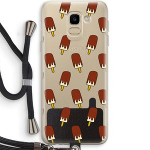 Yummy: Samsung Galaxy J6 (2018) Transparant Hoesje met koord