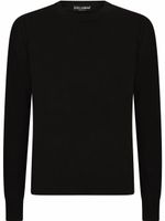 Dolce & Gabbana pull en maille fine de cachemire - Noir