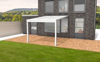 YARD Outdoor Velvetline Veranda 300x350 cm aluminium - Polycarbonaat dak- - Aluminium- YARD Outdoor