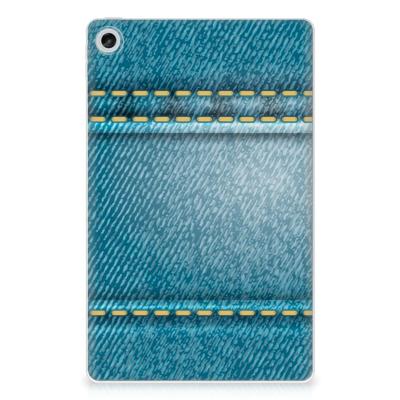 Lenovo Tab M10 Plus (3e generatie) Leuke Siliconen Hoes Jeans