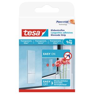 8x Tesa Powerstrips voor spiegels/ruiten klusbenodigdheden   -