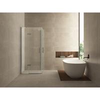 Wiesbaden Double Hoekinstap Douchecabine met 2 Draaideuren - 900x900x2000x8mm - NANO - Helder Glas/Chroom