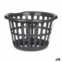 Mand Antraciet Polypropyleen 27 L 40 x 25 x 40 cm (18 Stuks)