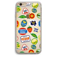 Fruitsticker: iPhone 6 Plus / 6S Plus Transparant Hoesje