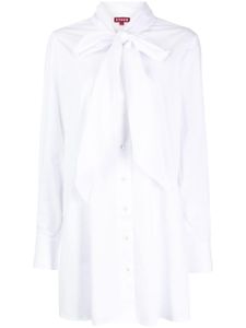 STAUD robe-chemise Maryn - Blanc