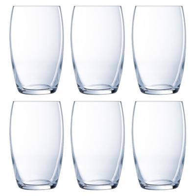 Luminarc Drinkglazen Versailles - 6x stuks - glas - 375 ml - Waterglazen/sapglazen