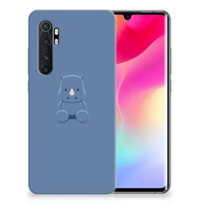 Xiaomi Mi Note 10 Lite Telefoonhoesje met Naam Baby Rhino Xiaomi Mi Note 10 Lite Telefoonhoesje met Naam Baby Rhino