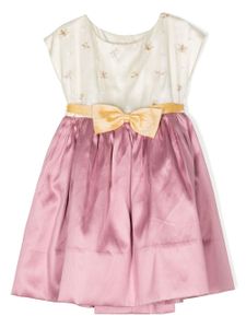 SHATHA ESSA robe mi-longue à mancherons - Rose
