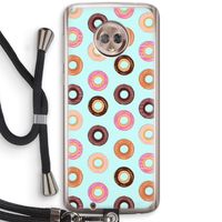 Donuts: Motorola Moto G6 Transparant Hoesje met koord