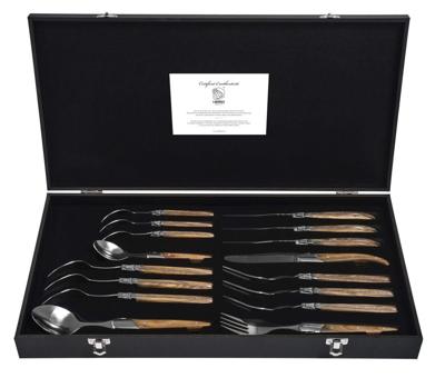 Laguiole Style de Vie Bestekset - Olijfhout - 16 delig / 4 personen