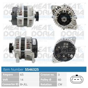 Meat Doria Alternator/Dynamo 5546325