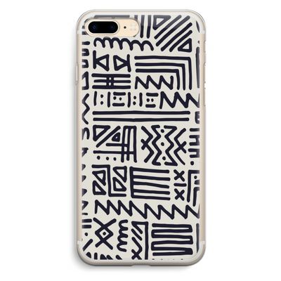 Marrakech print: iPhone 7 Plus Transparant Hoesje