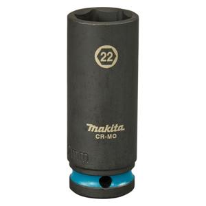 Makita E-16514 Impact Black Krachtdop 1/2" lang | 22 mm
