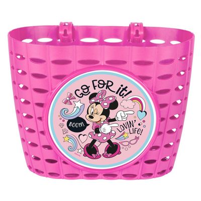 Disney Fietsmand meisjes 20 cm roze