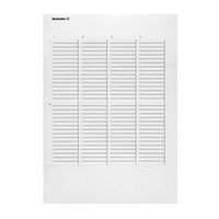 Weidmüller 1033280000 THM WH 45/23 SI Labelprinter Montagemethode: Plakken Markeringsvlak: 110 x 45 mm Zilver 1 stuk(s) - thumbnail