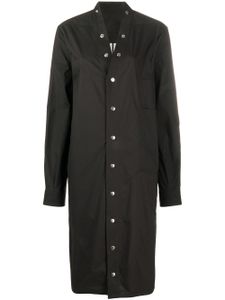 Rick Owens robe-chemise à boutons pression - Noir