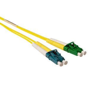 ACT 10 meter LSZH Singlemode 9/125 OS2 glasvezel patchkabel duplex met LC/APC en LC/UPC connectoren