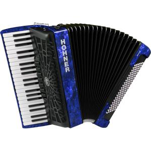 Hohner Bravo III 120 Blauw, Silent Key accordeon