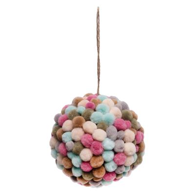 Colorations - papier-mache balornamenten, 6st.