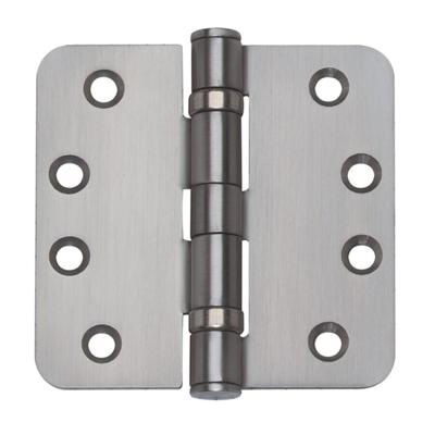 BSW kogellagerscharnier - afgeronde hoek - mat RVS - 89x89 mm - RD BB 803 STD
