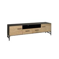 Tower Living TV-meubel 'Lido' Eiken en metaal, 190cm Tower Living TV-meubel 'Lido' Eiken en metaal, 190cm