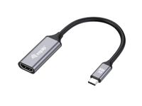 Equip 133491 video kabel adapter 0,15 m USB Type-C HDMI Zwart, Grijs