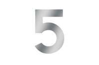 Metafranc huisnummer 5 a2 120mm - wu0424047