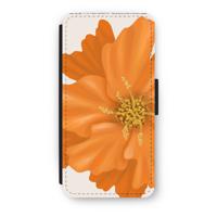 Orange Ellila flower: iPhone 8 Flip Hoesje - thumbnail