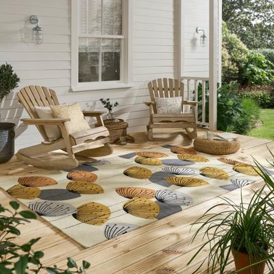 Sanderson - Vloerkleed Dandelion Clocks-Ochre Silver Outdoor 445803 -