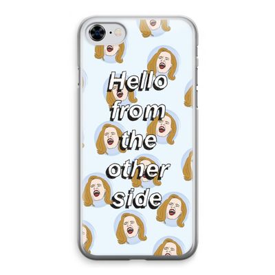 Hello: iPhone 8 Transparant Hoesje