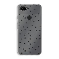 Kleine kattenkopjes: Google Pixel 3a Transparant Hoesje