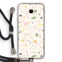 Terrazzo N°21: Samsung Galaxy J4 Plus Transparant Hoesje met koord Terrazzo N°21: Samsung Galaxy J4 Plus Transparant Hoesje met koord